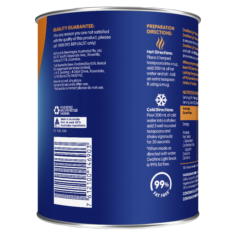 Ovaltine Light Break